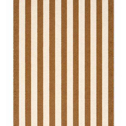 Lorena Canals Cabana Lines katoenen vloerkleed Stripes Naturel/Ochre