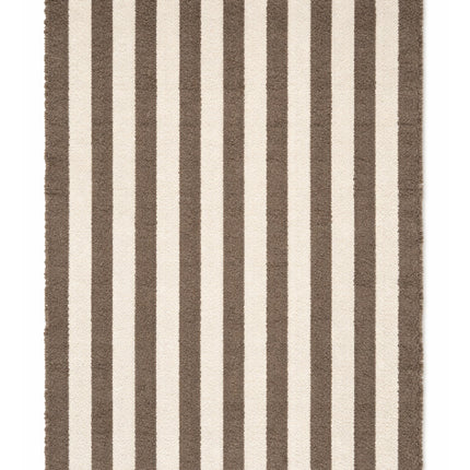 Lorena Canals Cabana Lines katoenen loper Stripes Naturel/Soil Brown