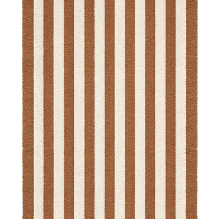 Lorena Canals Cabana Lines katoenen vloerkleed Stripes Naturel/Toffee