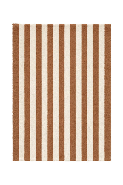 Lorena Canals Cabana Lines katoenen vloerkleed Stripes Naturel/Toffee