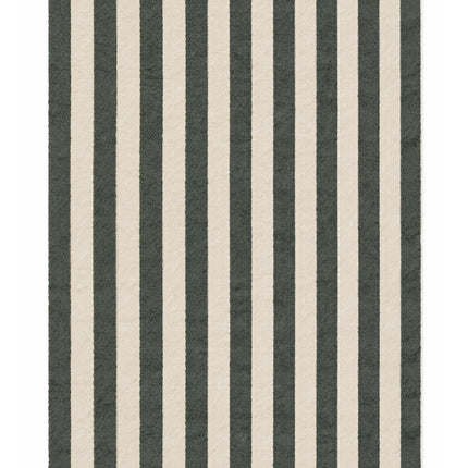 Lorena Canals Cabana Lines katoenen loper Stripes Naturel/Terrazzo Green