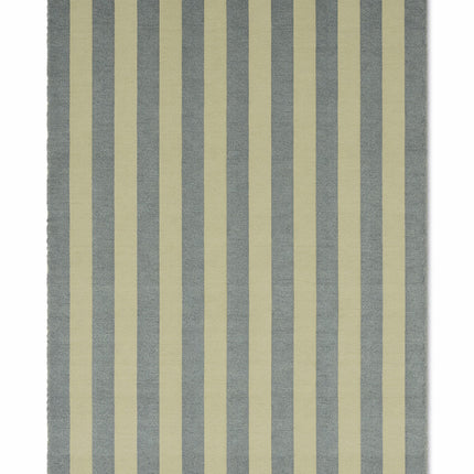 Lorena Canals Cabana Lines katoenen vloerkleed Stripes Vintage Blue/Lint