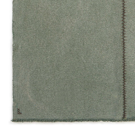 Lorena Canals wasbaar vloerkleed Stonewashed Duck Groen