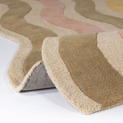 Flair Rugs wollen vloerkleed Cascade Mulberry