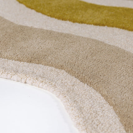 Flair Rugs wollen loper Cascade Groen