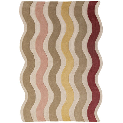 Flair Rugs wollen vloerkleed Cascade Mulberry