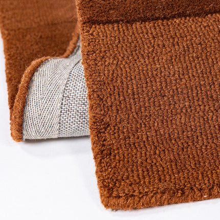 Flair Rugs wollen vloerkleed Checkerboard Terracotta
