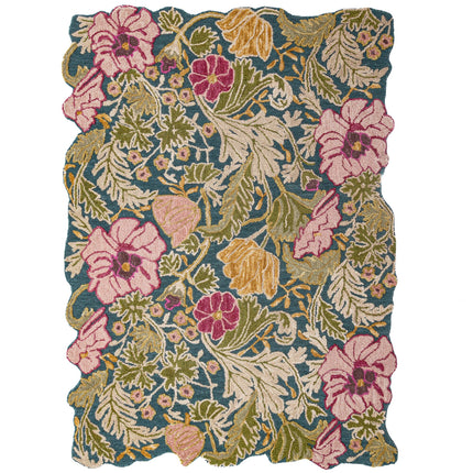Flair Rugs wollen vloerkleed Daphne Shaped Floral Multicolor