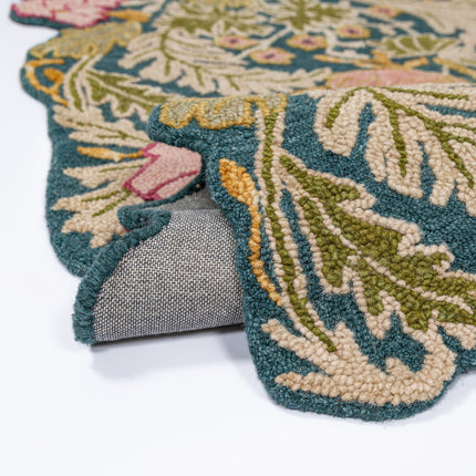 Flair Rugs wollen loper Daphne Shaped Floral Multicolor