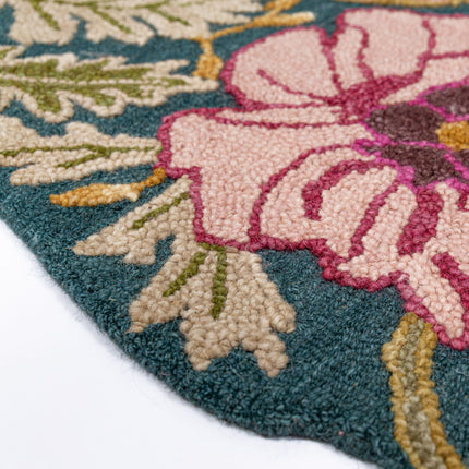 Flair Rugs wollen loper Daphne Shaped Floral Multicolor