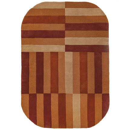 Flair Rugs wollen vloerkleed Eldon Terracotta