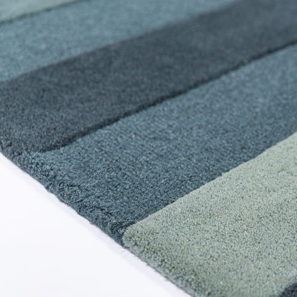 Flair Rugs wollen vloerkleed Eldon Blauw