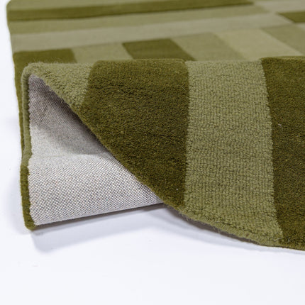 Flair Rugs wollen vloerkleed Eldon Groen