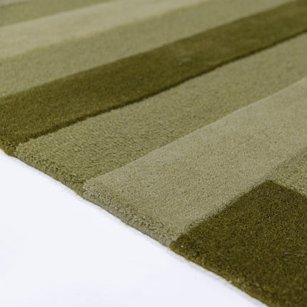 Flair Rugs wollen vloerkleed Eldon Groen