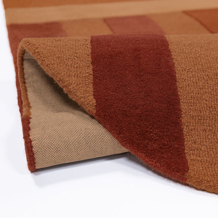 Flair Rugs wollen vloerkleed Eldon Terracotta