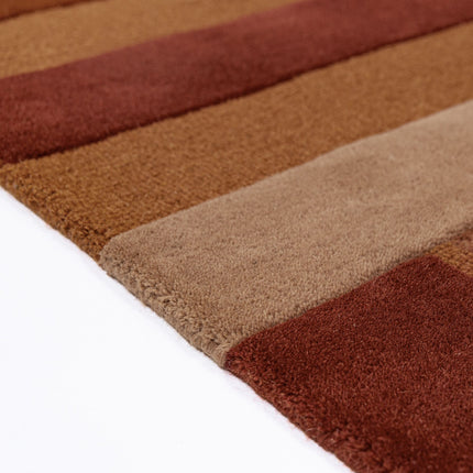 Flair Rugs wollen vloerkleed Eldon Terracotta