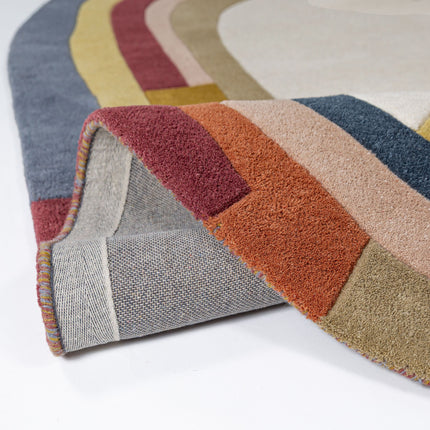 Flair Rugs wollen vloerkleed Emryc Multicolor