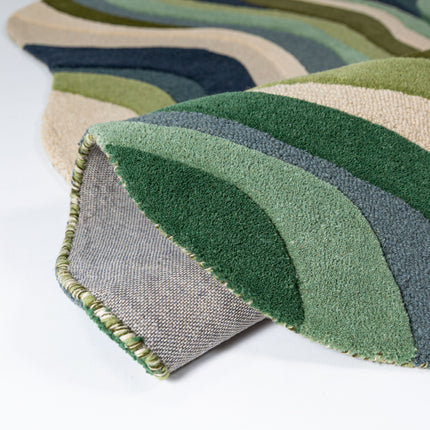 Flair Rugs wollen vloerkleed Envy Groen