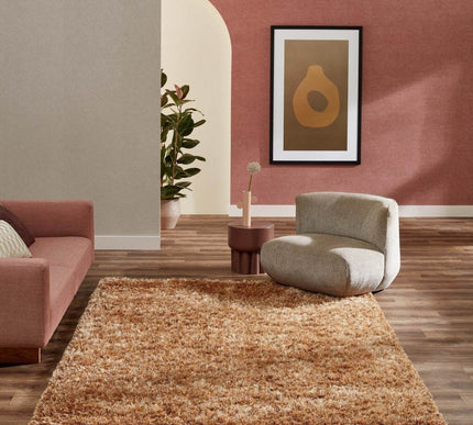 Feelgood by Brinker wollen vloerkleed New Paulo goud 030 - Vloerkledenloods
