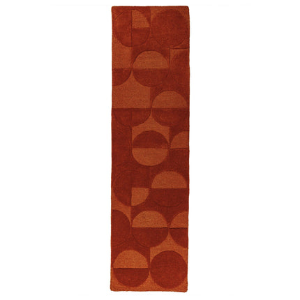 Flair Rugs wollen loper Gigi Terracotta