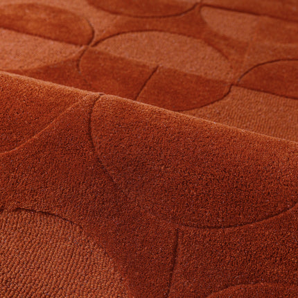 Flair Rugs wollen loper Gigi Terracotta