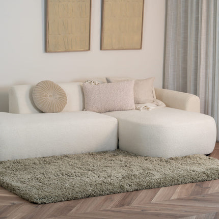 Hoogpolig vloerkleed Pilo groen polyester Interieur05