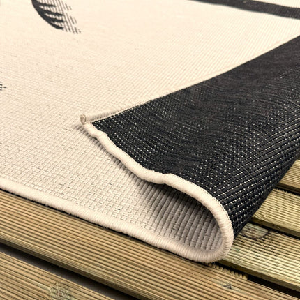 Buitenkleed Breeze zwart/wit - Interieur05