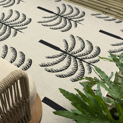 Buitenkleed Oase zwart/wit - Interieur05