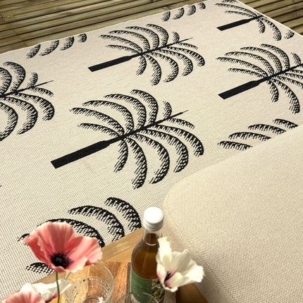 Buitenkleed Oase zwart/wit - Interieur05