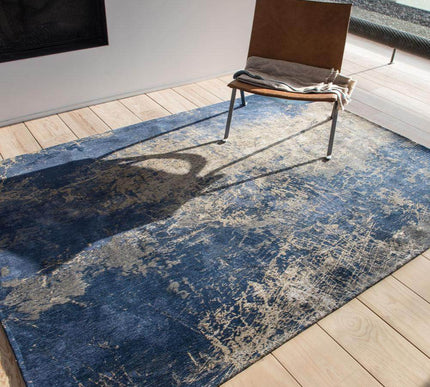 The Mad Men Cracks Collection Abyss Blue 8629 - Louis de Poortere - Vloerkledenloods