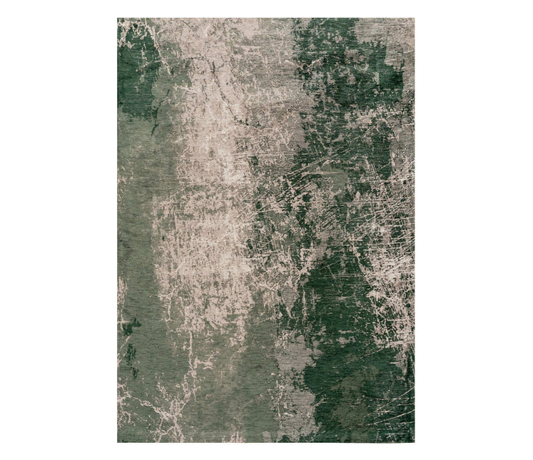 In- en outdoor vloerkleed Cracks Dark Pine 8723 - Louis de Poortere