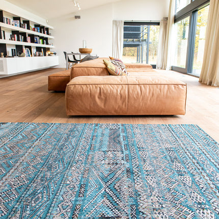 Antiquarian Kilim Zemmuriblue 9110 - Louis de Poortere