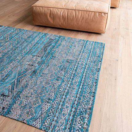Antiquarian Kilim Zemmuriblue 9110 - Louis de Poortere