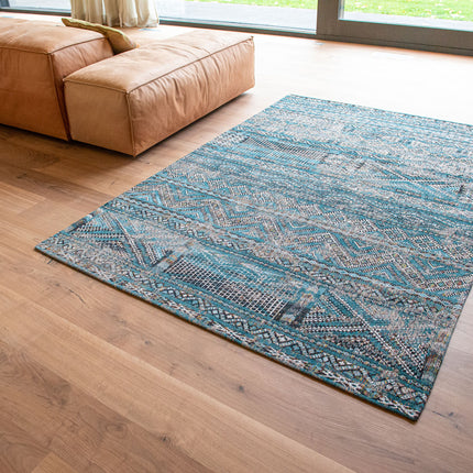 Antiquarian Kilim Zemmuriblue 9110 - Louis de Poortere
