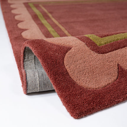 Flair Rugs wollen loper Lois Mulberry