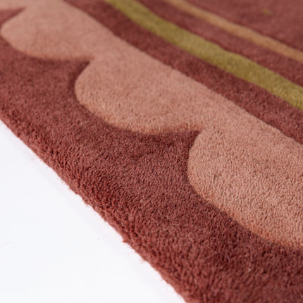 Flair Rugs wollen loper Lois Mulberry