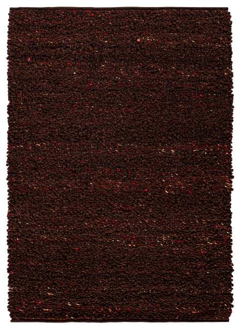 Wollen vloerkleed Modena bruin antraciet 522 Brinker Carpet