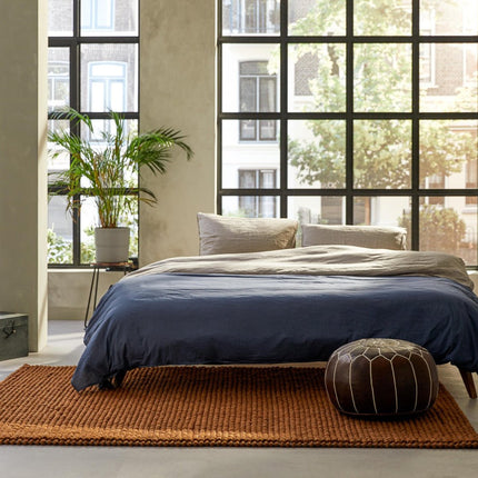 Feelgood by Brinker wollen vloerkleed New Loop bruin 631
