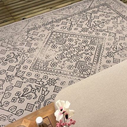 Buitenkleed Nova zwart/wit - Interieur05