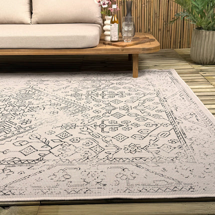 Buitenkleed Nova zwart/wit - Interieur05