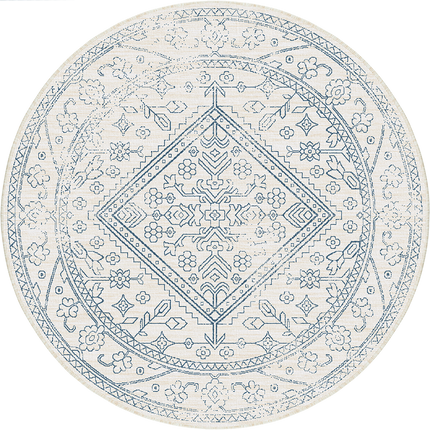 Rond buitenkleed Nova blauw - Interieur05