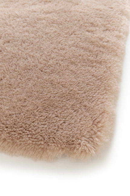 Hoogpolig vloerkleed Furr bruin - Interieur05