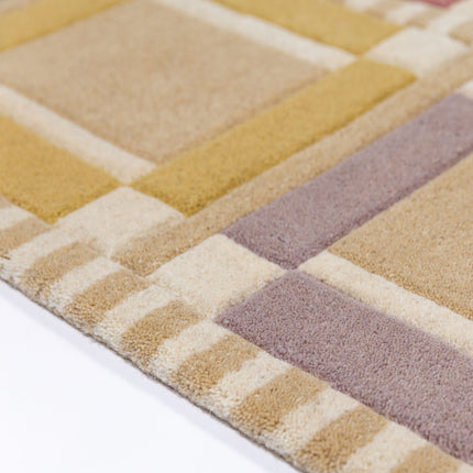 Flair Rugs wollen vloerkleed Quadro Pastel