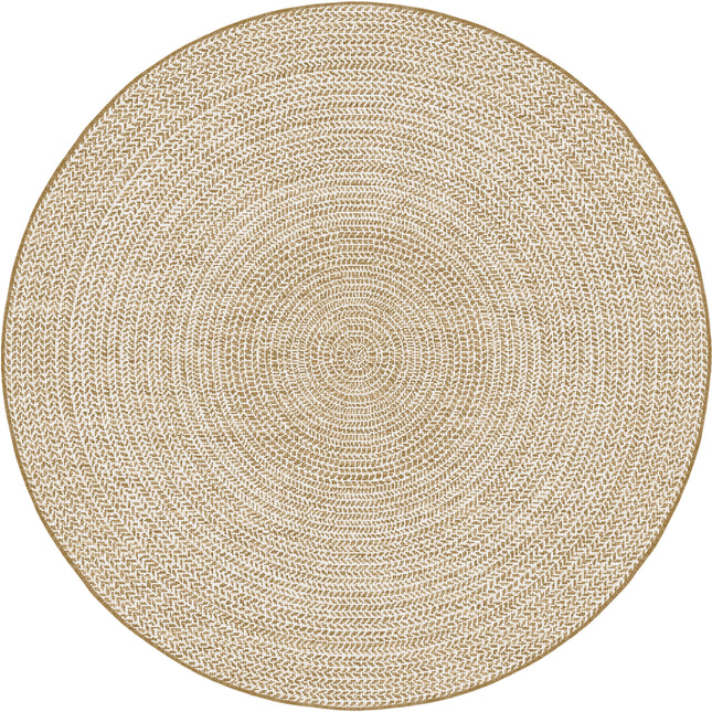 Rond buitenkleed Solid jute - Interieur05