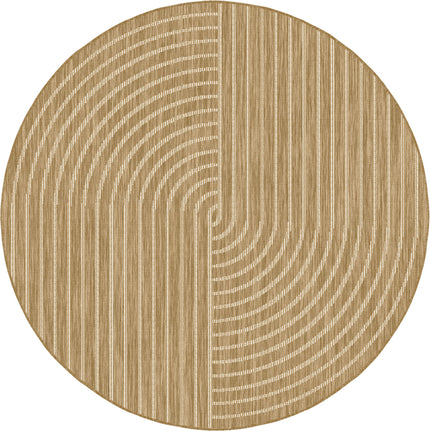 Rond buitenkleed Bold jute - Interieur05