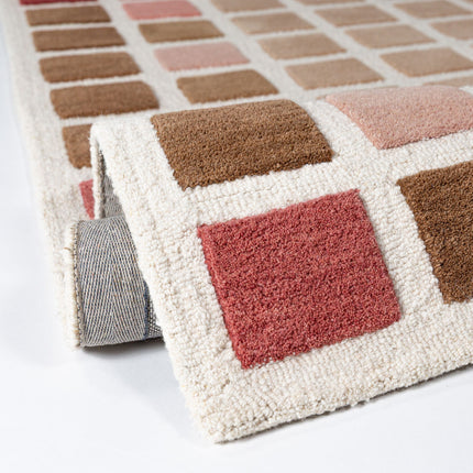 Flair Rugs wollen vloerkleed Renga Roze