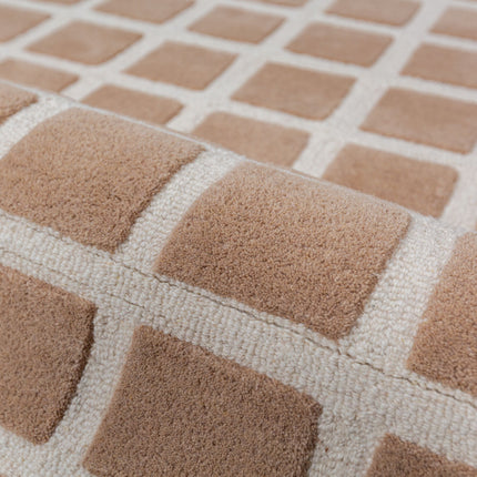 Flair Rugs wollen vloerkleed Renga Roze