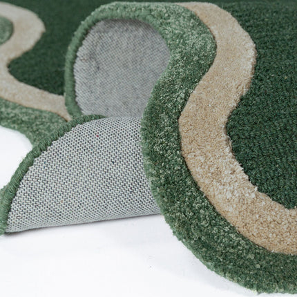 Flair Rugs wollen vloerkleed Rivo Groen