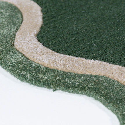Flair Rugs wollen vloerkleed Rivo Groen