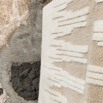 Lorena Canals wasbaar vloerkleed Nomad Zagros Naturel-Sandstone